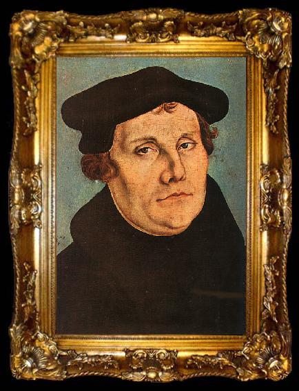 framed  Lucas  Cranach Portrait of Martin Luther, ta009-2